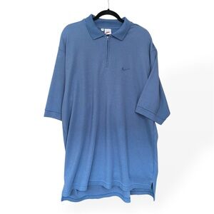 Vintage Team Nike XXL Classic Blue Polo made in Canada 🇨🇦